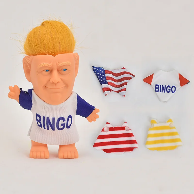 WR горячий! Дональд Трамп смешная ручка подставка держатель Шутка Подарок на день рождения игрушка забавный кляп подарок Свалка с Трампом - Цвет: trump toy 5