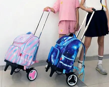 Детский Школьный рюкзак на колесиках детский школьный для девочек