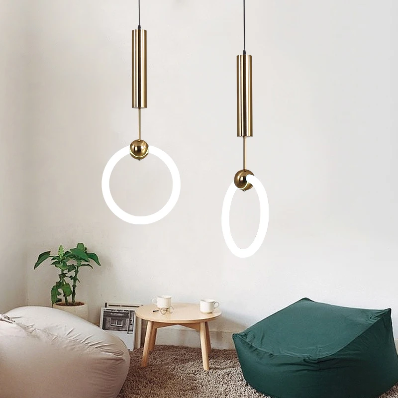 Современная стеклянная Подвесная лампа для гостиной в спальню/гостиную