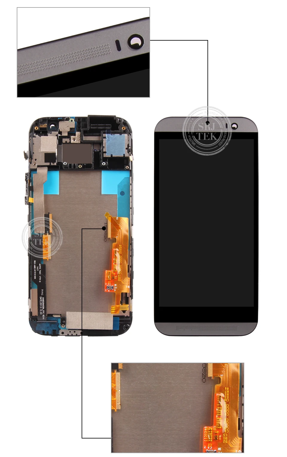 " 1920x1080 Для htc One M8s lcd сенсорный экран с рамкой htc M8S дисплей дигитайзер сборка запасные части