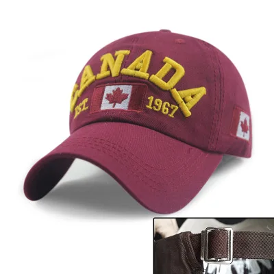 Мужская бейсболка с вышивкой канадского алфавита Корейская версия весна-лето