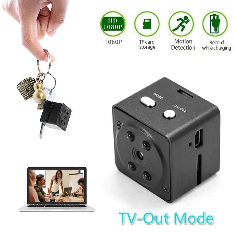 

2021 новые ТВ-Out крошечный Камера HD1080P камера на магните Камера автомобиля Дома Инфракрасный Ночное видение воздушных спортивные Камера видео...