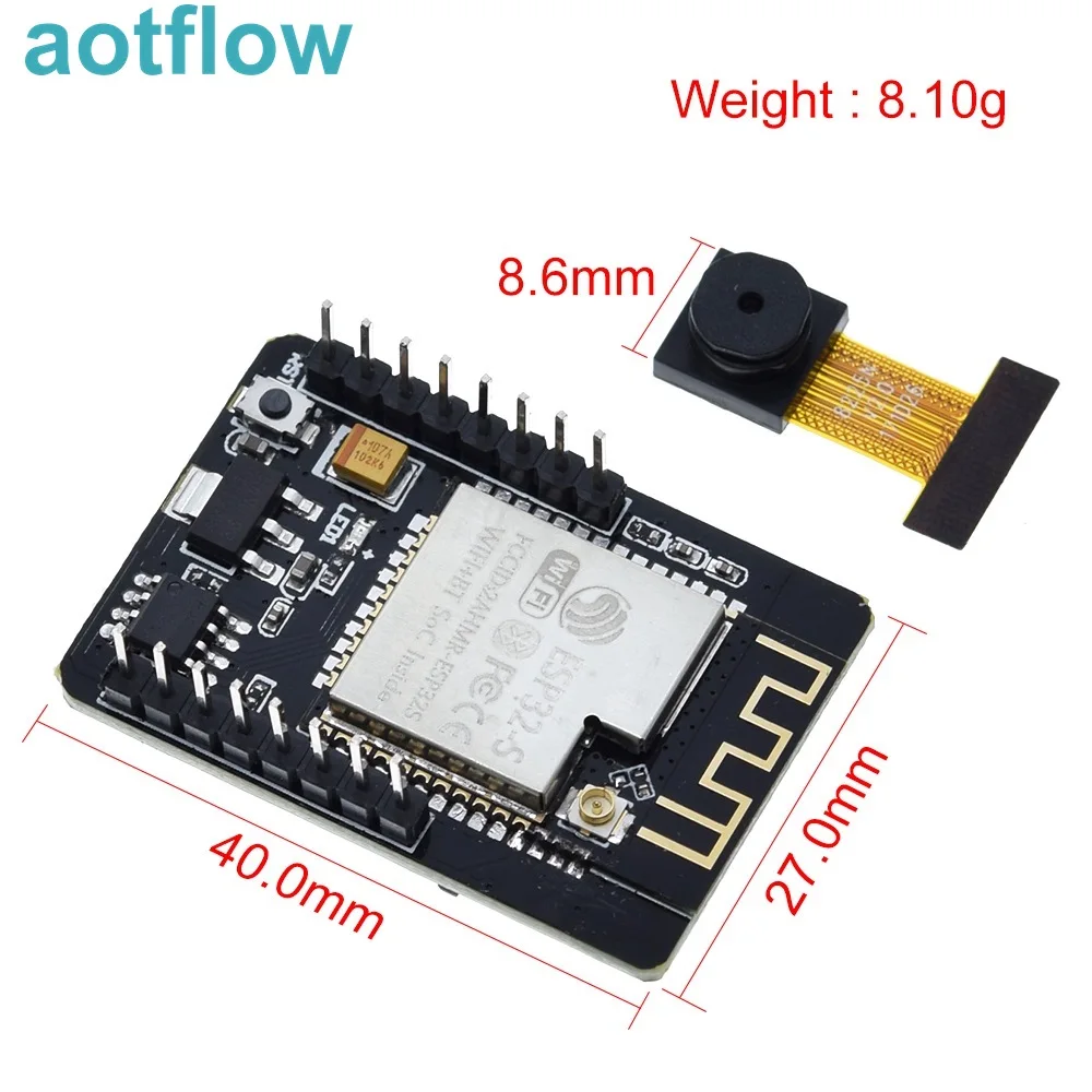 ESP32-CAM WiFi + модуль Bluetooth камеры макетная плата ESP32 с модулем OV2640 2MP для Arduino IoT Kit