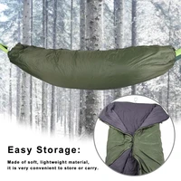 outdoor autumn and winter cold proof hammock warm cover heat insulation cover thick warm sleeping bag cover with zipper hammock