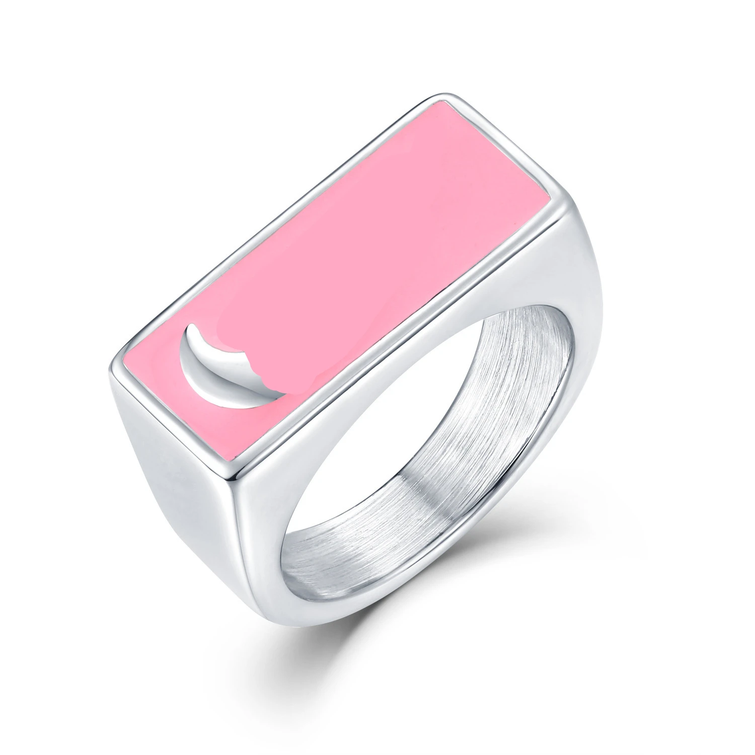 

2021 new product logo ring trend luxury brand adjustable ring