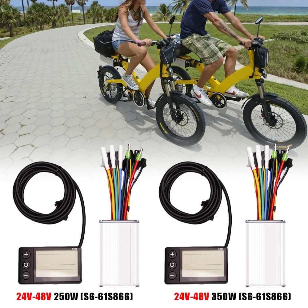 24 48V 250W/350W S6 51/S866 61/S866 электрический бесщеточный контроллер ЖК дисплей Дисплей