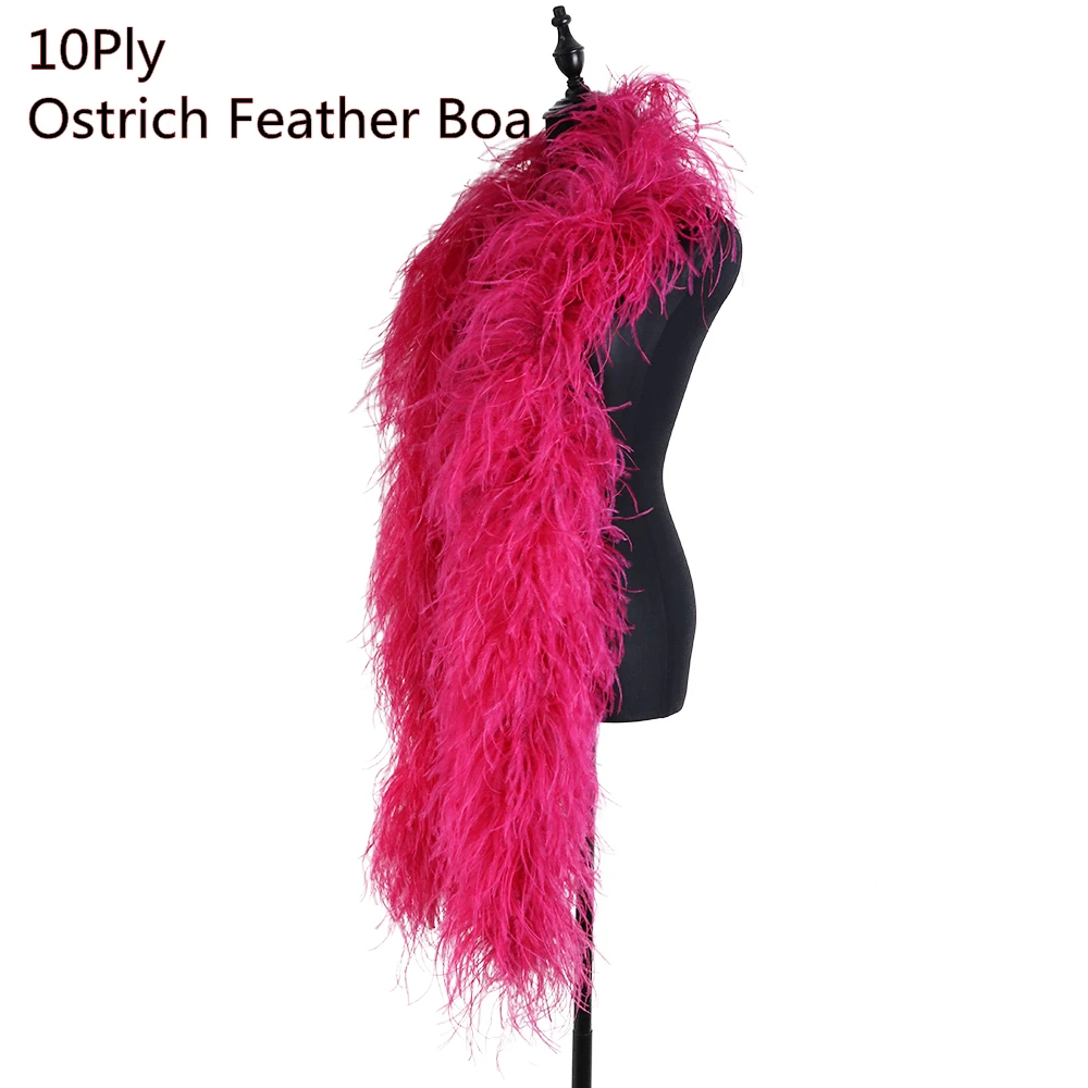 10 слойный пушистый шарф боа из страусиного пера свадебное платье/юбка аксессуары