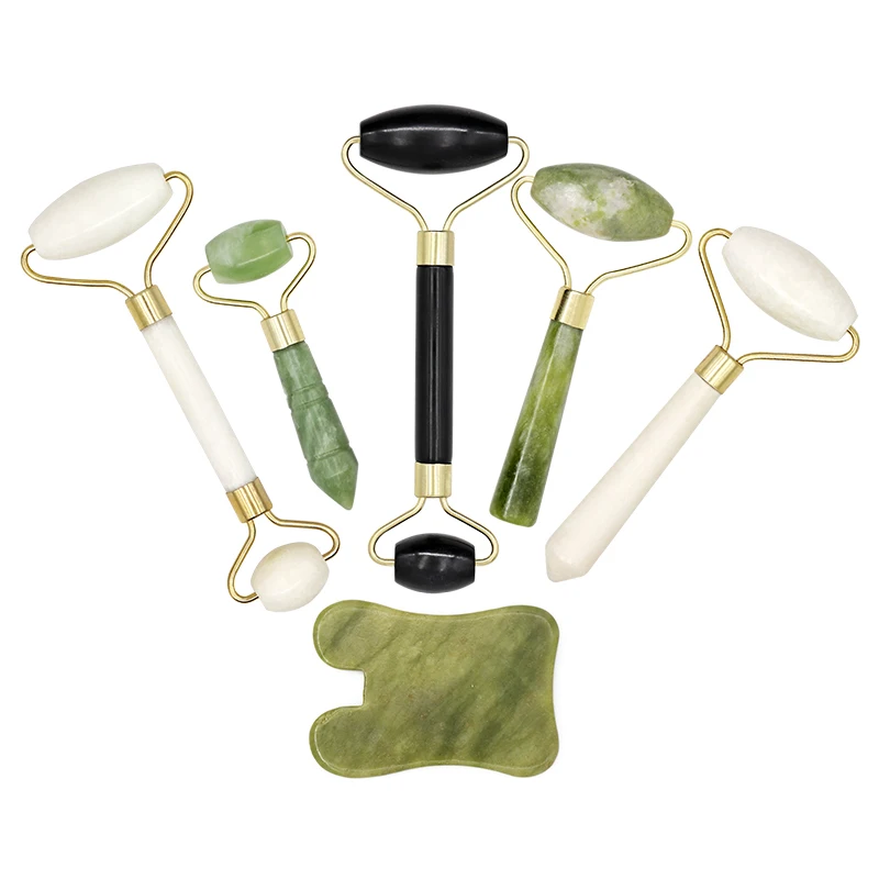 Массажер для лица Нефритовый камень 6 размеров ролик массажа 1 шт. | Красота и