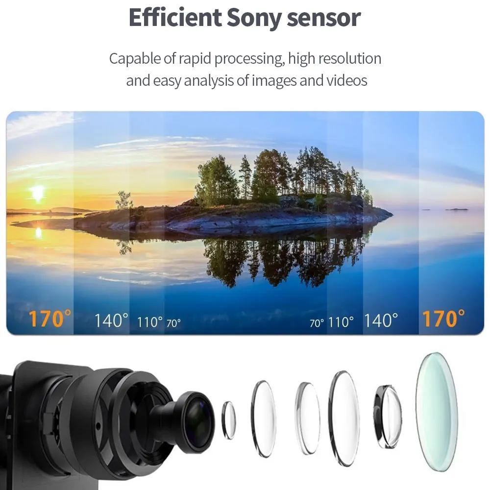 

Action Camera Ultra HD 4K WiFi 2.0" Screen 170D Underwater Go Waterproof Pro Sport Camera Helmet Bicycle Video Recording Camera