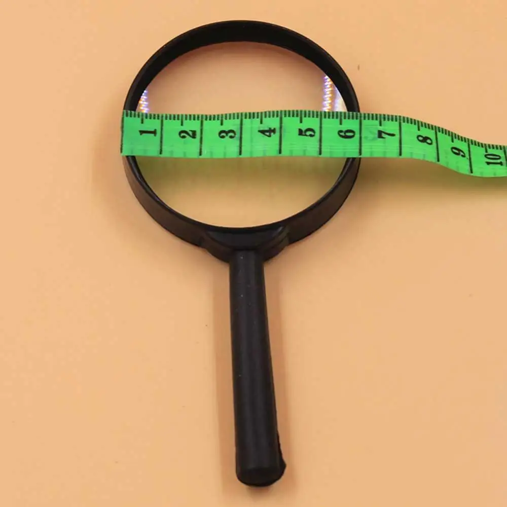 Портативное увеличительное стекло 5X Портативная Лупа ручка в стиле ретро лупа