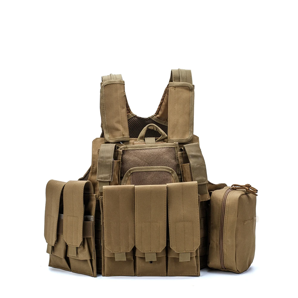 

Tactical Vest Molle CIRAS Airsoft Combat Vest W/Magazine Pouch Releasable Armor Plate Carrier Strike Vests Hunting Clothes Gear