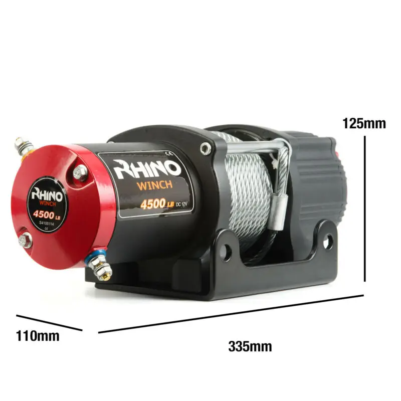 Ру Электрическая Лебедка 12V 4500lb дистанционный пульт набор тяжелый режим работы