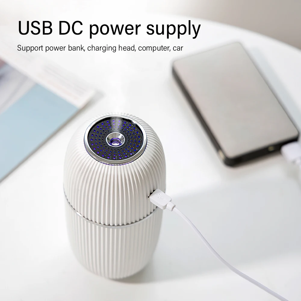 Ультразвуковой увлажнитель воздуха 300 мл USB аромадиффузор эфирных масел