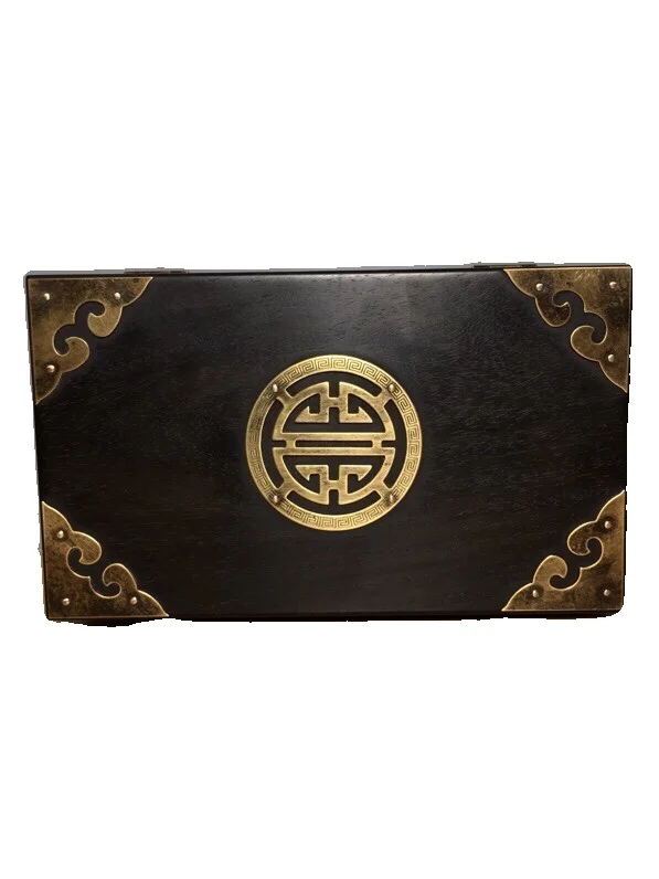 

Laojunlu коробка из розового дерева и бронзы, имитация антикварной бронзы, коллекция шедевров, ювелирные изделия в традиционном китайском стил...