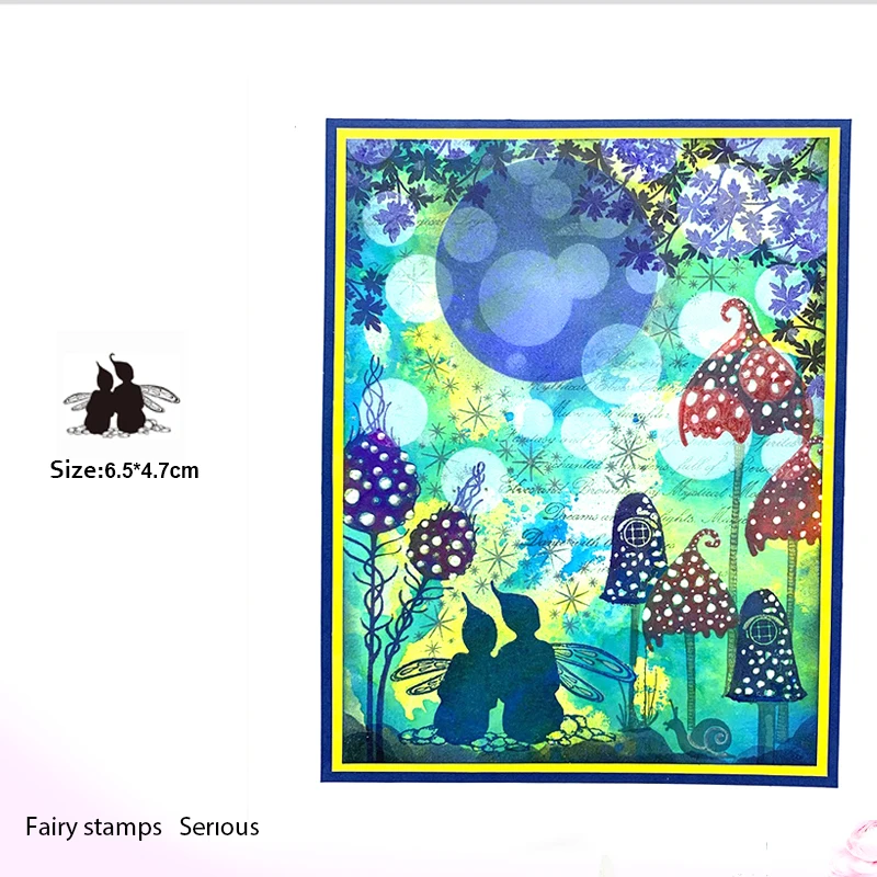 Фея Звезда глазурь ясный штамп для скрапбукинга прозрачный силиконовый