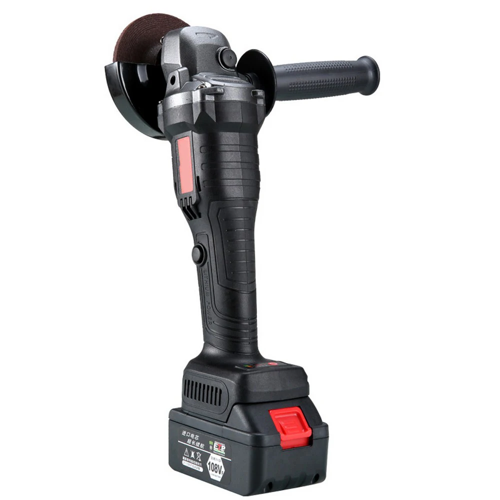 

Electric Angle Grinder Brushless Angle Grinder 21V with Two Lithium Batteries Power Tool for Cutting and Grinding Metal and Wood