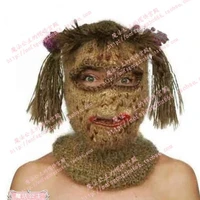 crochet kooky mask beanies mens womens hats funny halloween handmade knitted balaclava birthday xmas gag party gifts