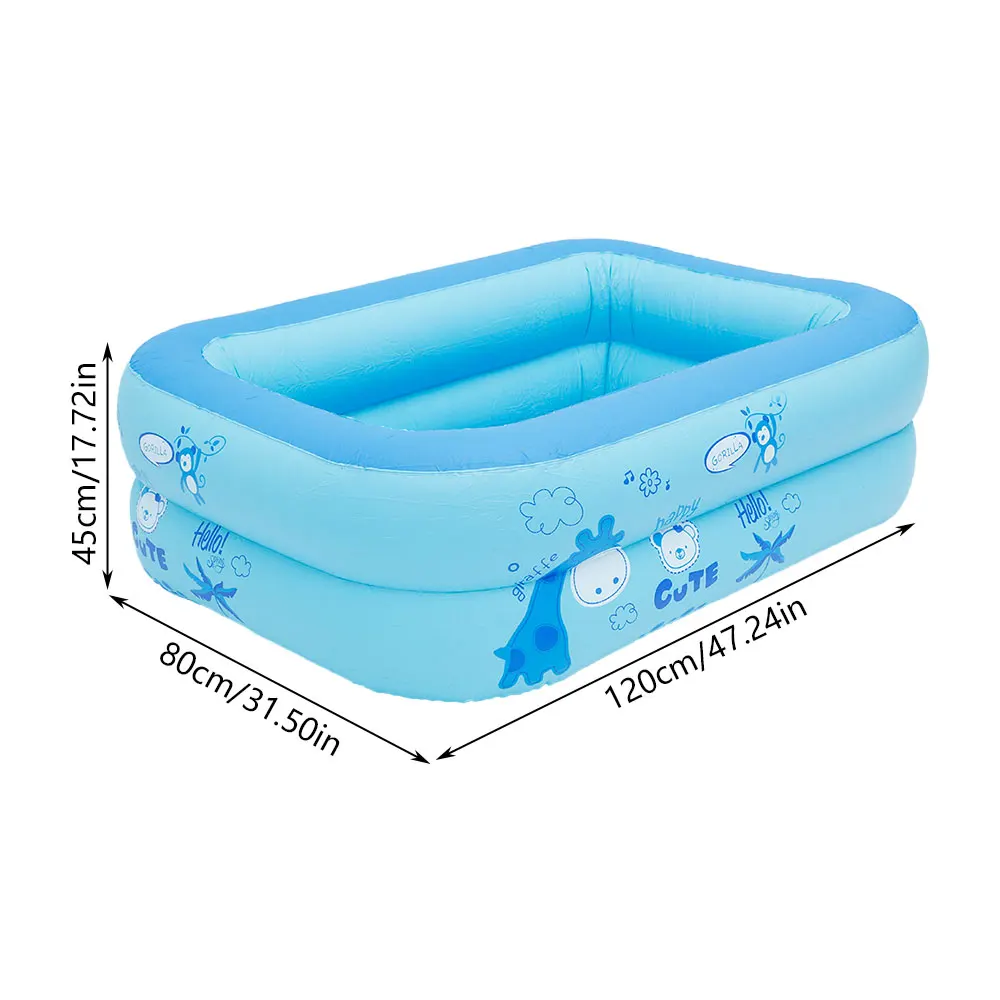 

Summer 1.2M Paddling Pools Inflatable Swimming Pool Paddling Play Baby Basin Bathtub Portable Kids Outdoors Sport For Kids Adult