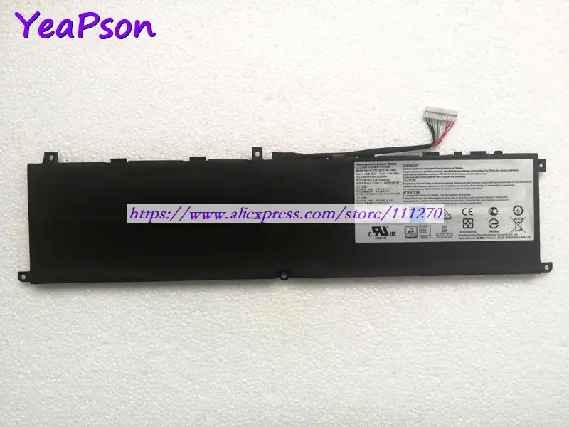 Yeapson BTY M6L 15 2 V 5380mAh настоящая аккумуляторная батарея для ноутбука MSI GS65 GS75 P65 P75 PS63 WS75