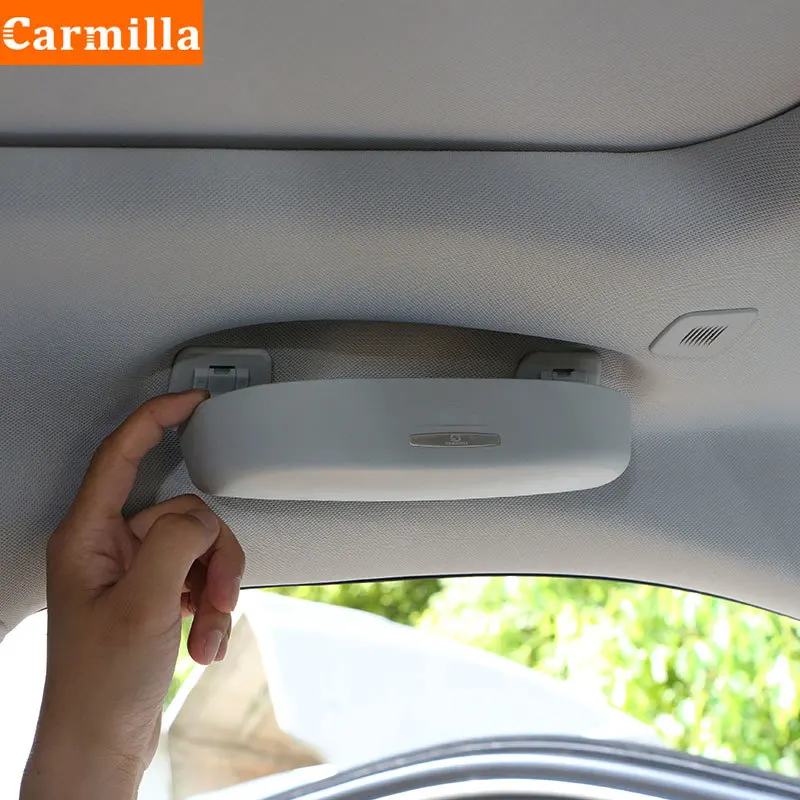 

Accessories for Infiniti Q70L 2015 2016 2017 2018 2019 2020 2021 Auto Glasses Box Case Car Sunglasses Holder Clip Storage Bag