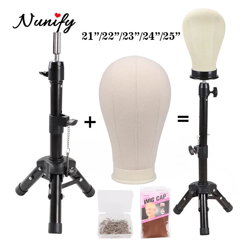 Nunify Wig Stand With Head 21
