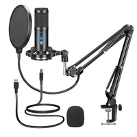 profession studio condenser microphone for computer vocals recording with stand usb microphone for stream vocal voice karaoke