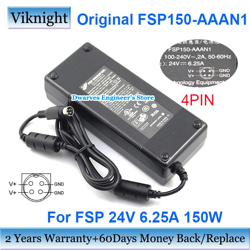 Оригинальный FSP150 AAAN1 24V 6.25A 150W адаптер переменного тока Зарядное устройство для FSP