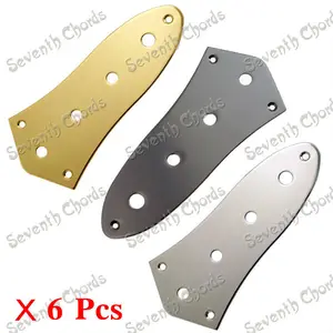 6 Pcs Loaded Prewired Control Plate Switch Plate Pot Wiring Cover For Electric Bass Guitar  Chrome & Black & Gold for Choose
