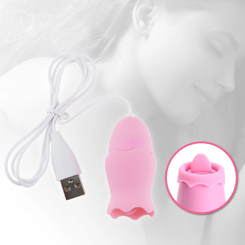 Вибрирующее яйцо для лизания языка секс игрушки женщин USB Перезаряжаемый