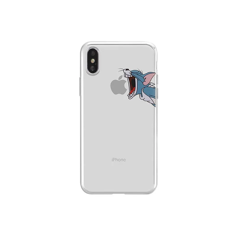 Пара моделей xs max xr чехол для телефона iPhone7plus силиконовый 5 5S 6s 8plus tide мужчин и