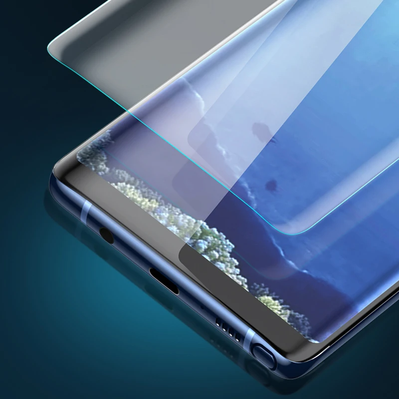 Закаленное УФ-стекло для Samsung Note 10 Plus S9 S10 20D защитная пленка с полным жидким клеем