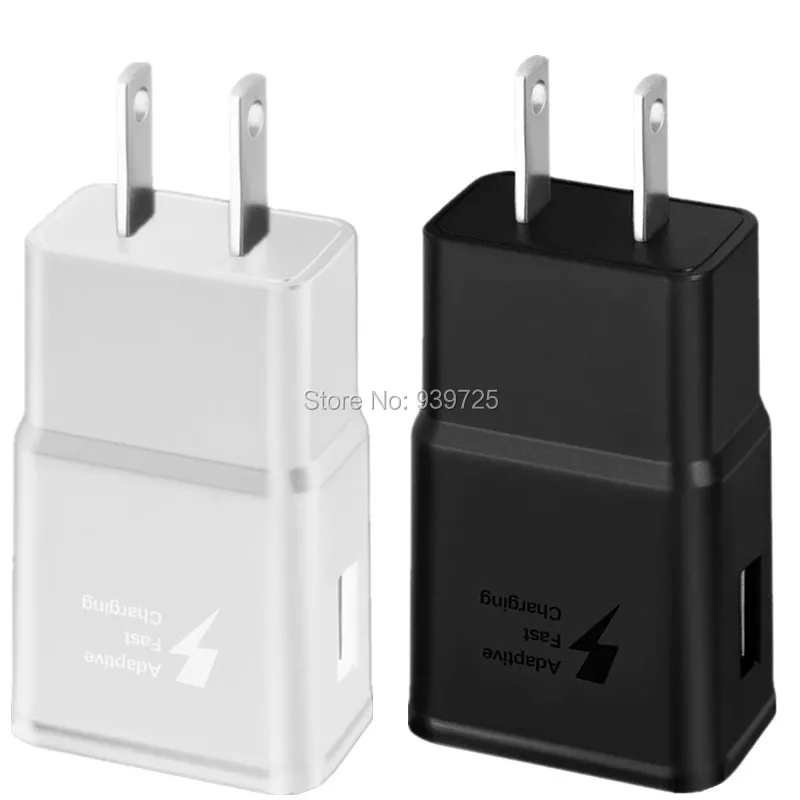 Для Samsung S10 QC3.0 5V 2A 9V 1.67A Eu/US AC бытовое дорожное Сетевое зарядное устройство быстрой