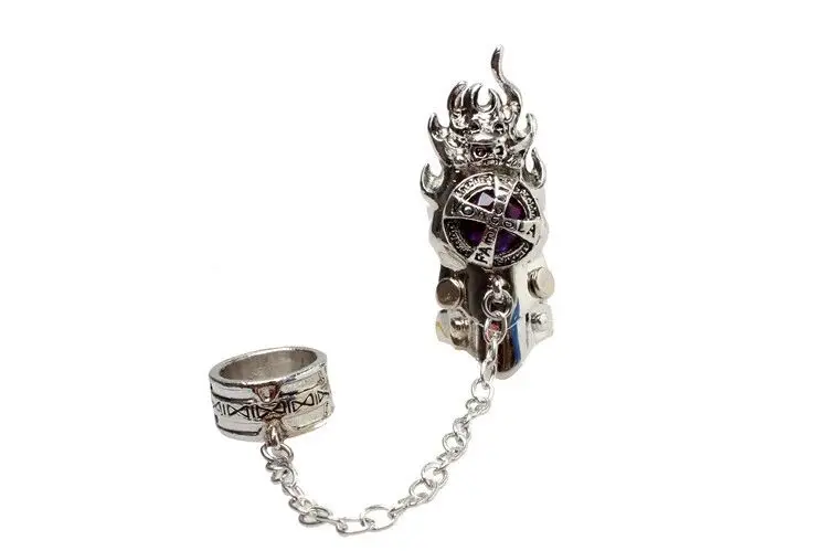 Lateefah модное Ювелирное кольцо kateyo Hitman Reborn ring аниме Vongola вращающиеся ювелирные кольца аксессуары для косплея в подарок - Цвет основного камня: Purple