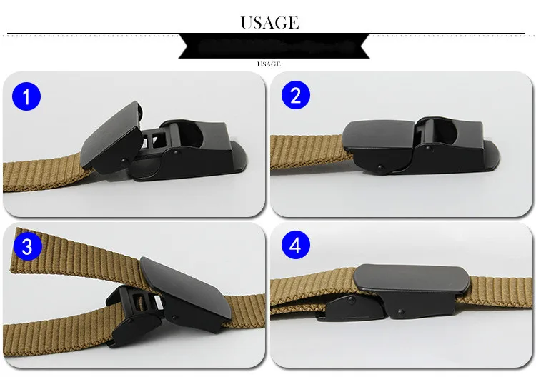 

Inside Diameter 40mm Smooth/automatic Buckle Belt Canvas Paint Black Alloy Tactical Belts Nylon Military Waist Metal Buckle