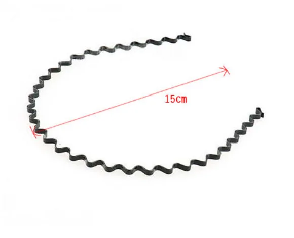 Модная черная волнистая повязка на голову для мужчин и женщин унисекс Спортивная