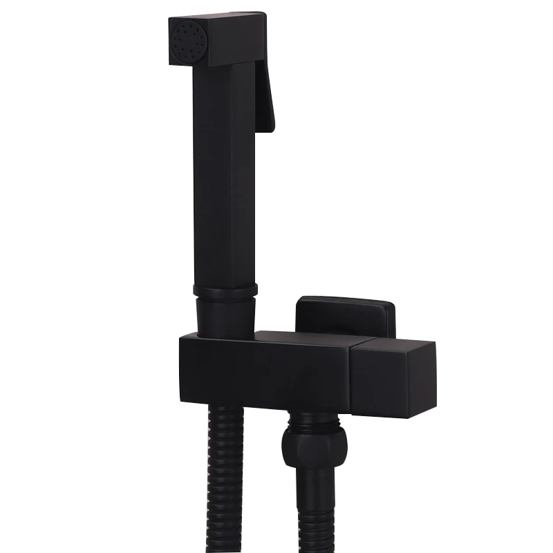 Смесители для биде черные латунные краны душа в ванную комнату унитаз ручная