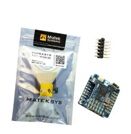 Контроллер полета Matek Mateksys F411 WSE Compact Flight Controller & BEC выход 5 В встроенный 2 6S ESC 78A