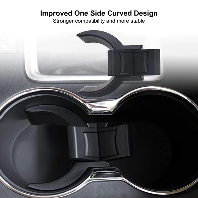 

Car Center Console Water Cup Holder Drink Stand Insert Divider Board for Toyota Highlander 2018 2019 2020