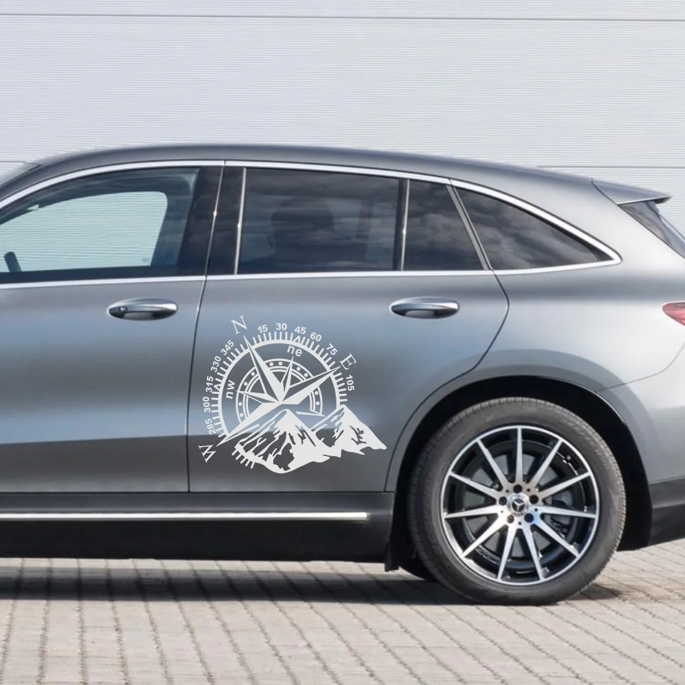 Автомобильная наклейка с компасом для езды по бездорожью 60*50 см автомобиля окна