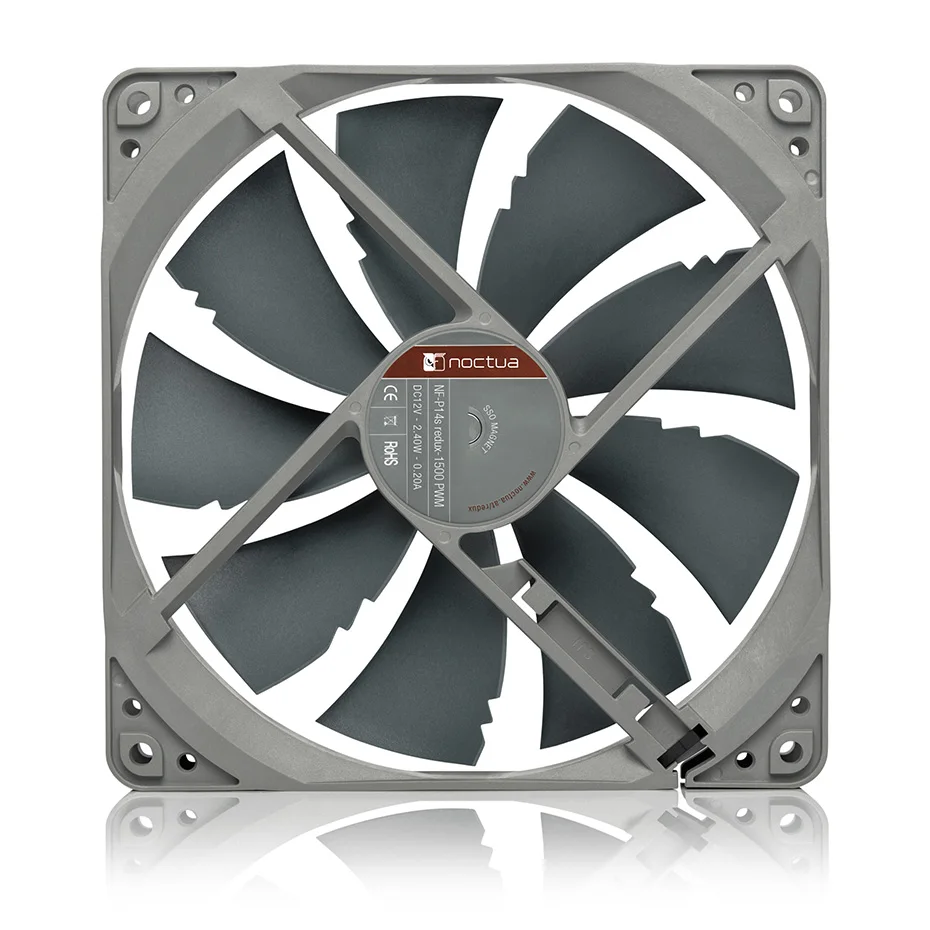 Noctua NF-P14s redux-900/1200/1500 4pin PWM PC компьютерные Чехлы башни вентилятор охлаждения