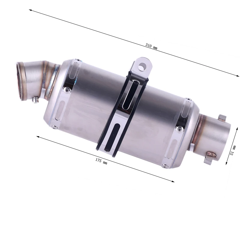 

MT07 FZ07 motorcycle Exhaust Full system FOR Yamaha MT-07 FZ-07 Tracer 2014-2017 with Muffler XSR700 2014-2019
