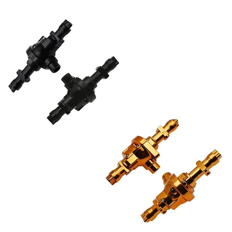 

2Pcs Metal Center Gearbox Housing Axle Shell Diff Cover for Redcat GEN8 1/10 RC Crawler Car Upgrade Parts