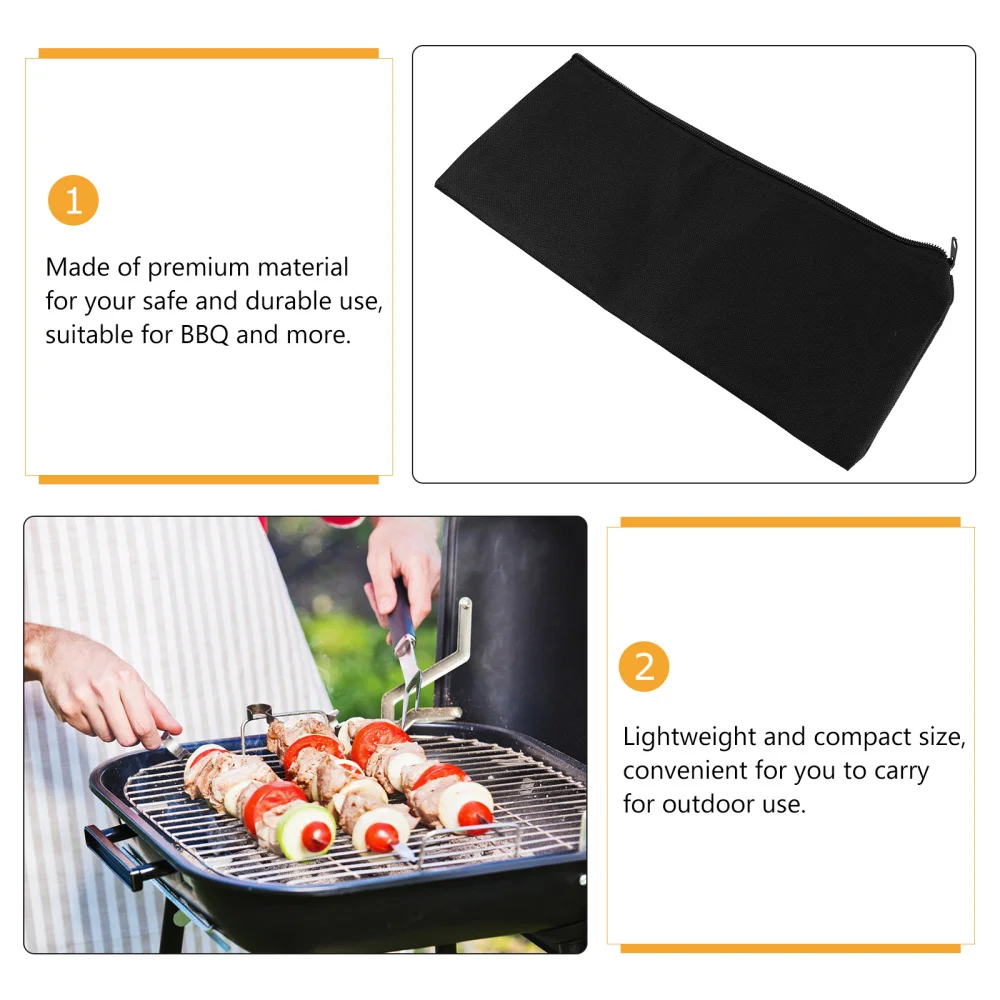 

4PCS Barbecue Tool Storage Bag Multi-functional Storage Bag Durable Storage Bag