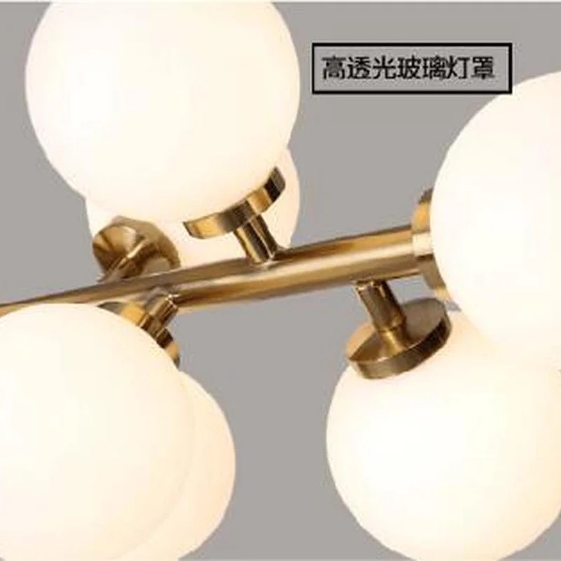 Длина 1000 мм золото/черная магия фасоли led подвесные осветители для гостиной