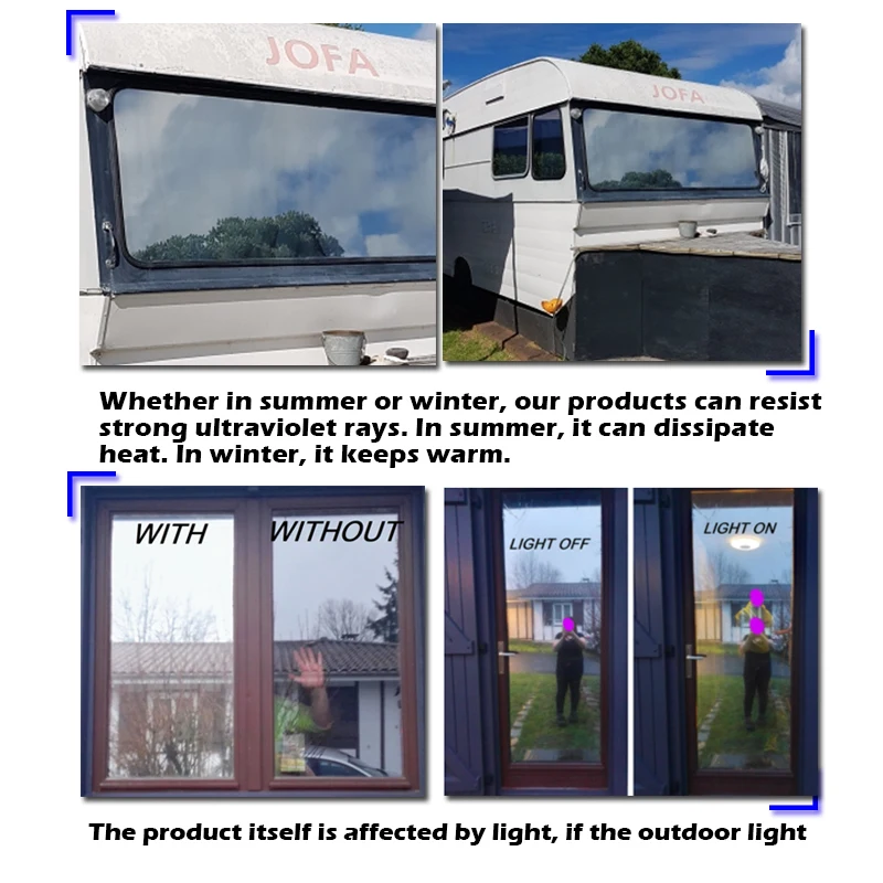 пленка для окон наклейки на авто окно от солнца Односторонняя зеркальная оконная