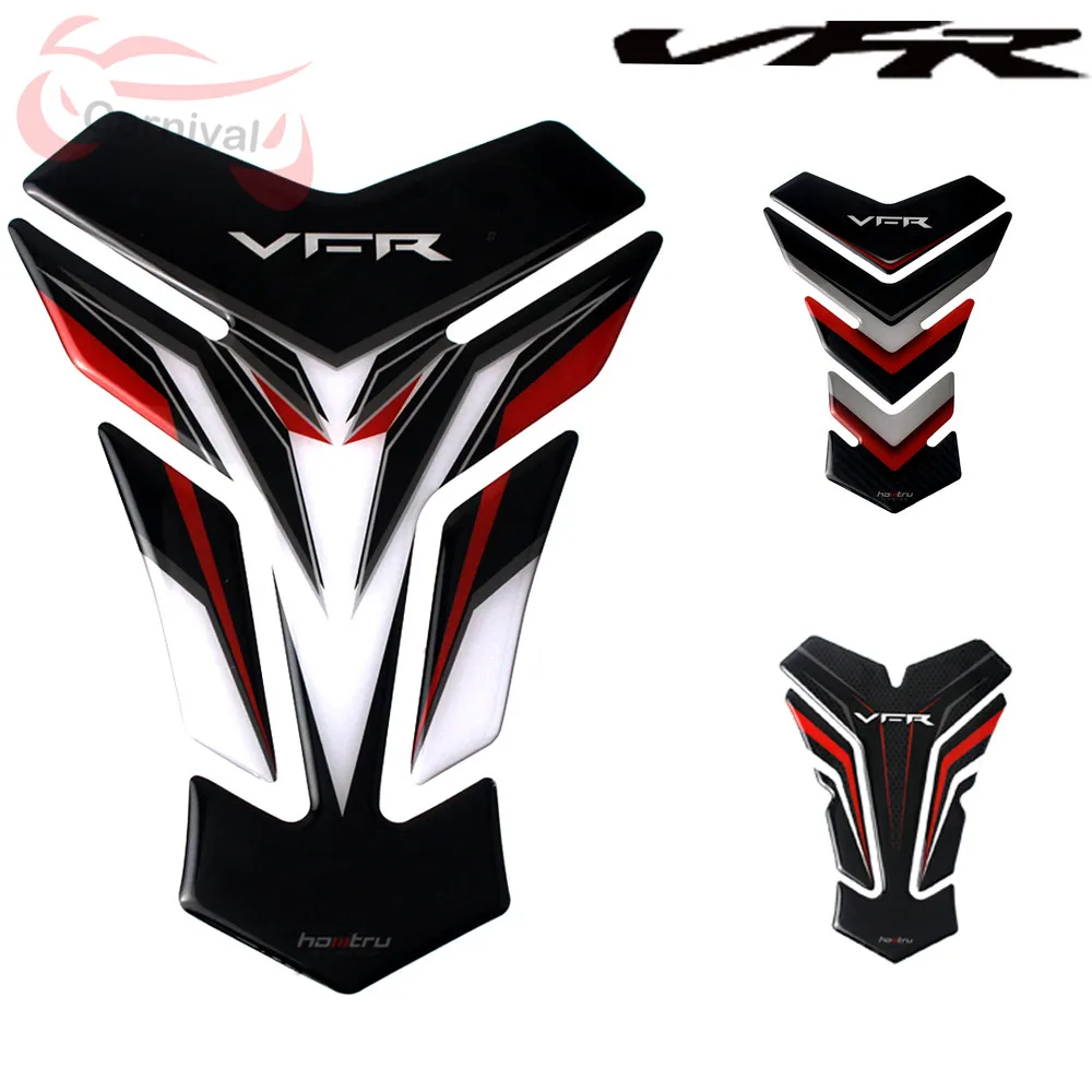 

For Honda VFR VFR400 VFR800 X / F VFR1200F 3D resin tank pad protector for motorcycle sticker