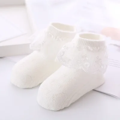 

Autumn Winter Girl Lace Socks Dance Chirdren Princess Baby Soft Cotton Mesh Breathable Ruffle Socks For Girls 2-12T