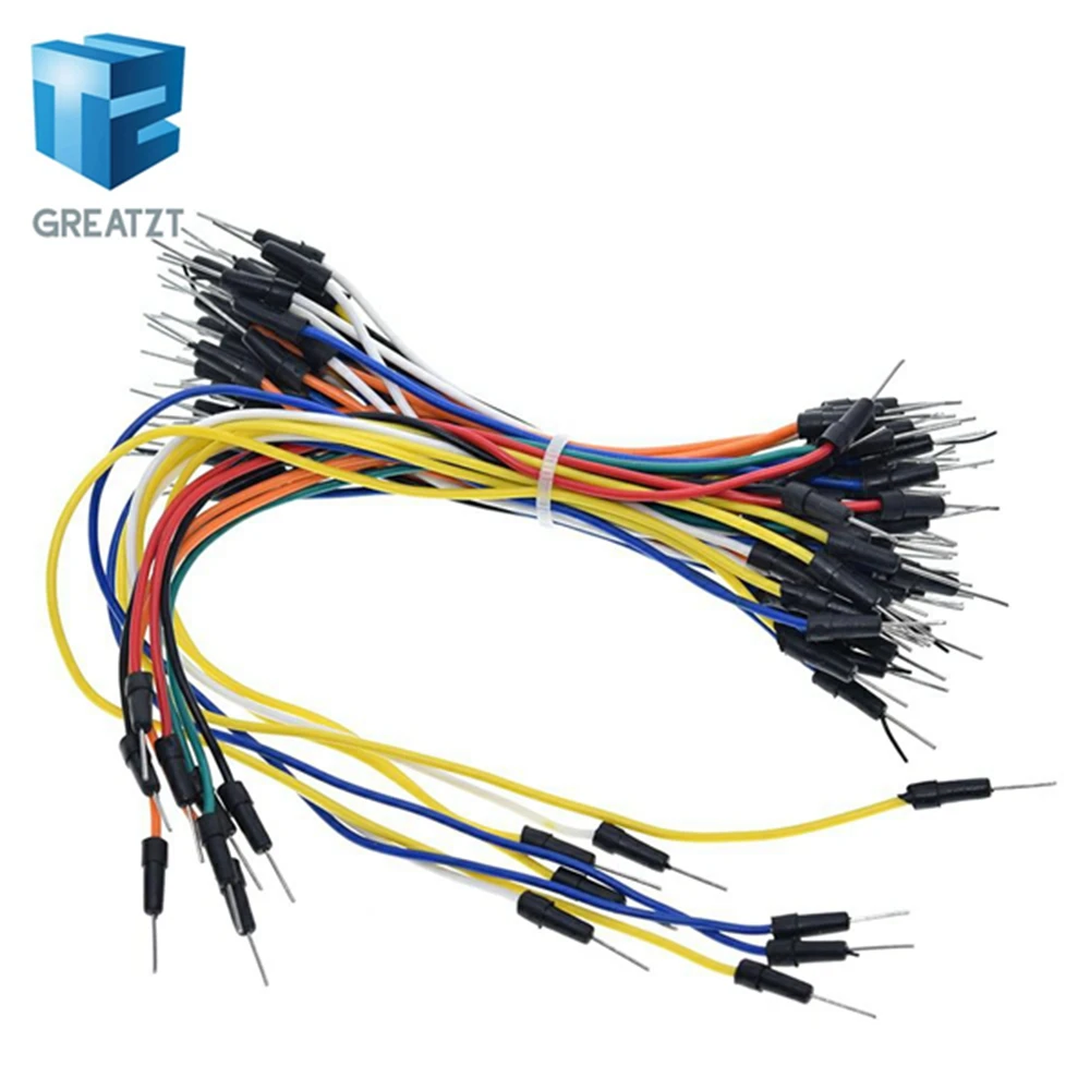 GREATZT 65 шт. прыжок провода кабель мужчин и мужчин Перемычка провода для Arduino Макет