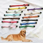 Ошейник для собак и кошек, регулируемый бархатный поводок, для маленьких и средних собак, аксессуары для домашних животных