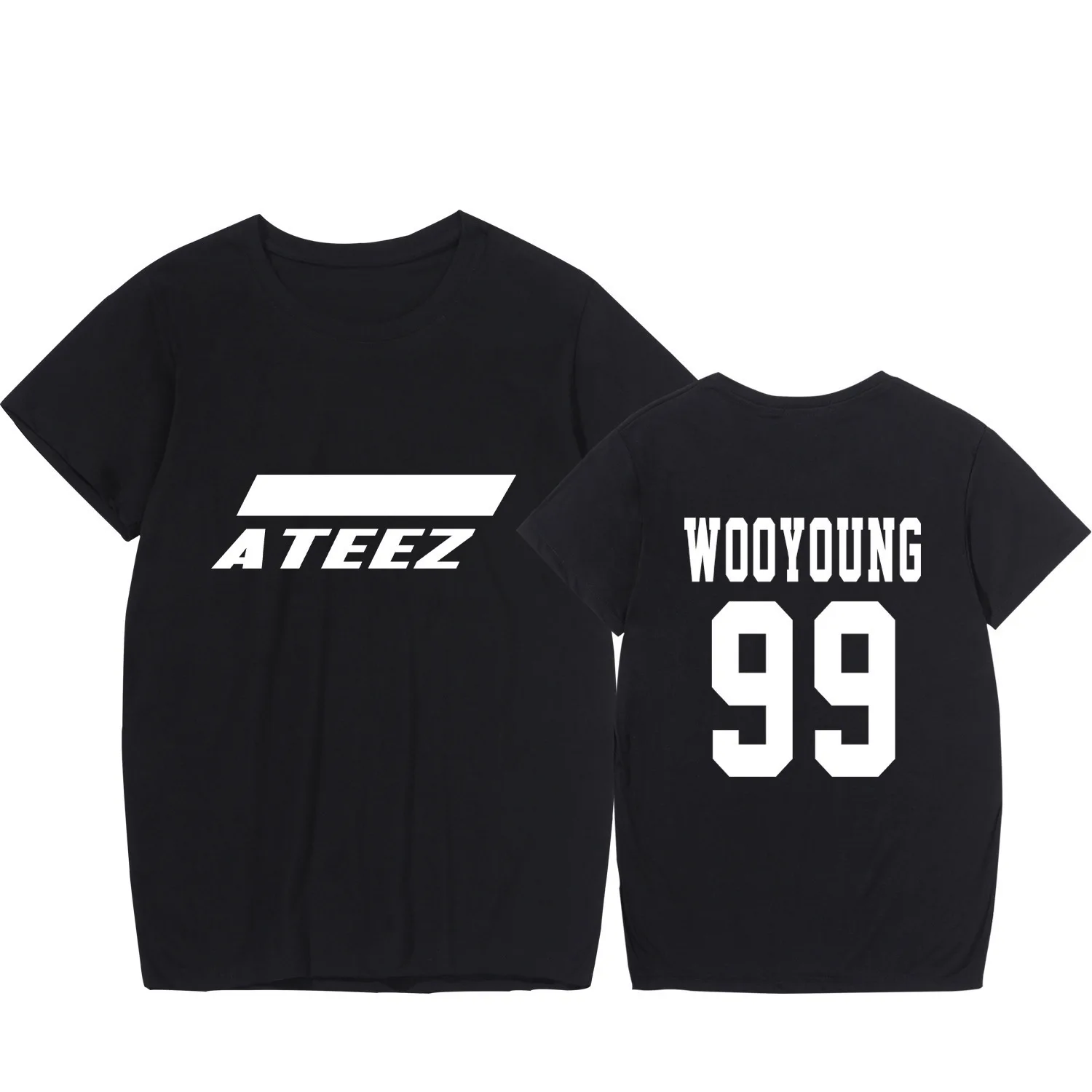 

ATEEZ Print Casual T-shirts Women And Men Fashion Clothes 2020 Summer Hot Sale Tops Short Sleeve Kpops T Shirt Plus Size 4XL